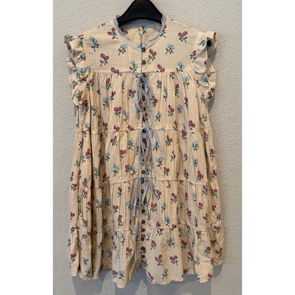 NEW Free People Sundown Print Tunic Dress Size XS - Picture 15 of 16